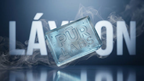 JABÓN ARTESANAL PERFUMADO LYTN 180 g. — Hero translúcido